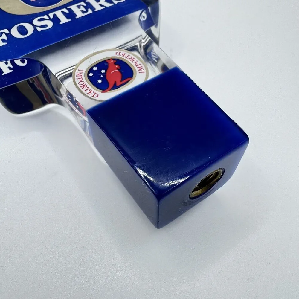 Beer Tap Handle Fosters Foster's Lager Australian Vintage Bar Acrylic Pub Tavern